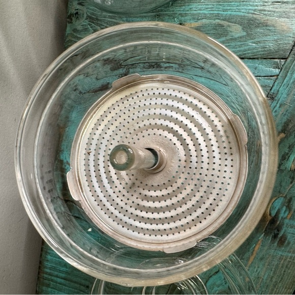 Pyrex Corning Flameware Glass Stovetop Percolator 9 Cup Coffee Pot Vintage - Picture 8 of 11